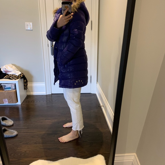 Purple winter jacket/puffer warm almost new - Picture 3 of 8